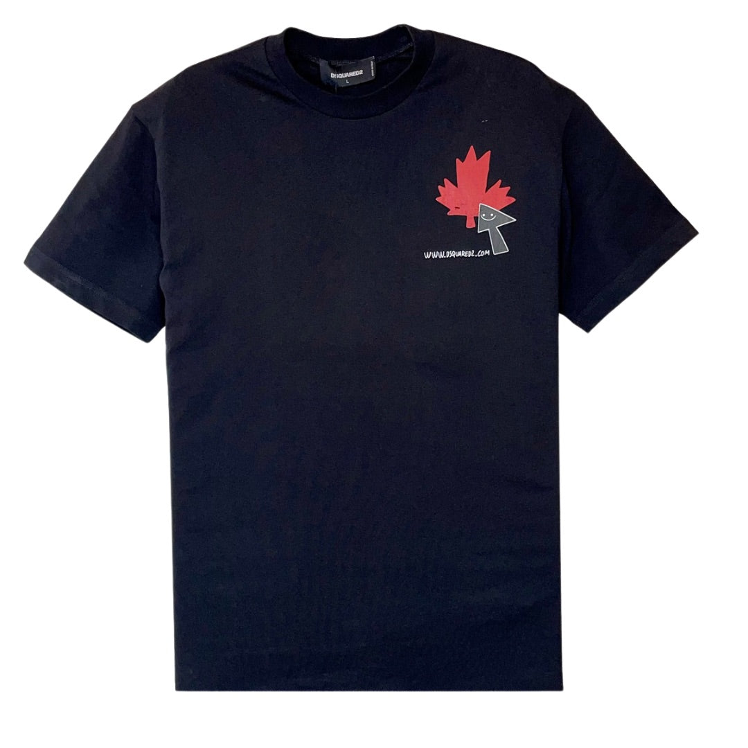 DSQ Click Leaf Box T-Shirt